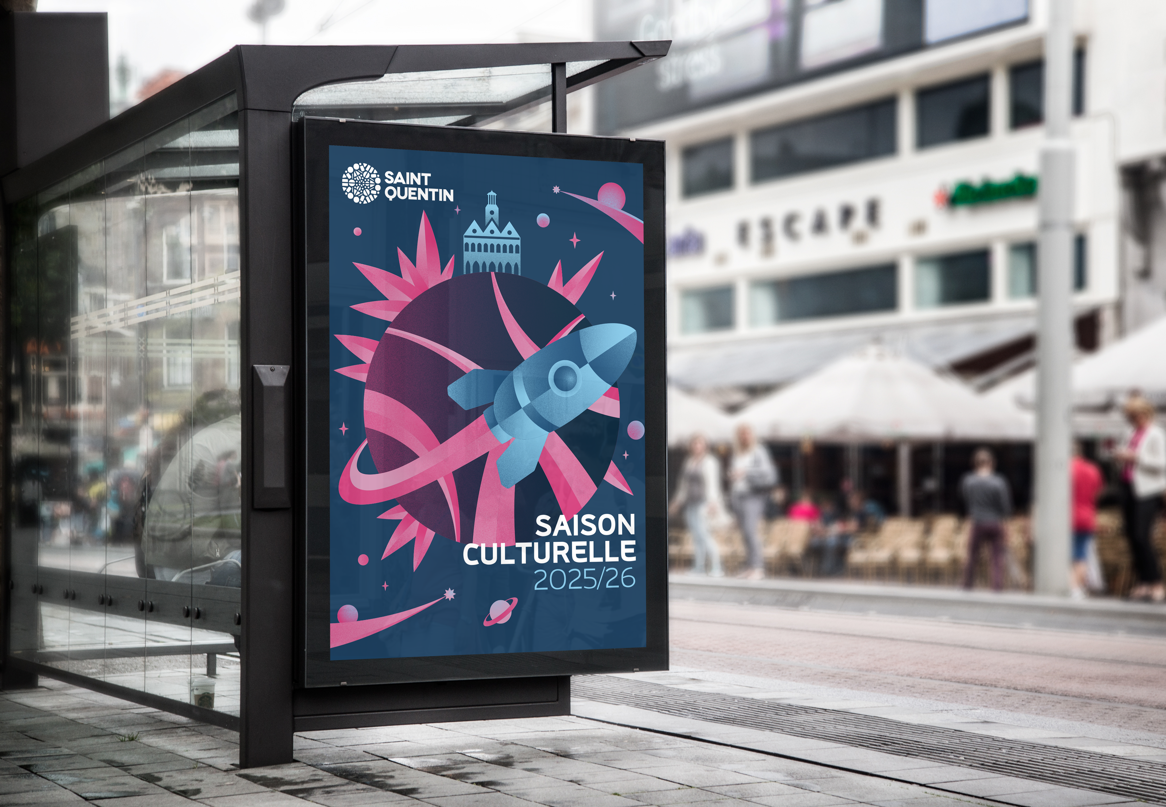 Affiche saison culturelle de St Quentin
