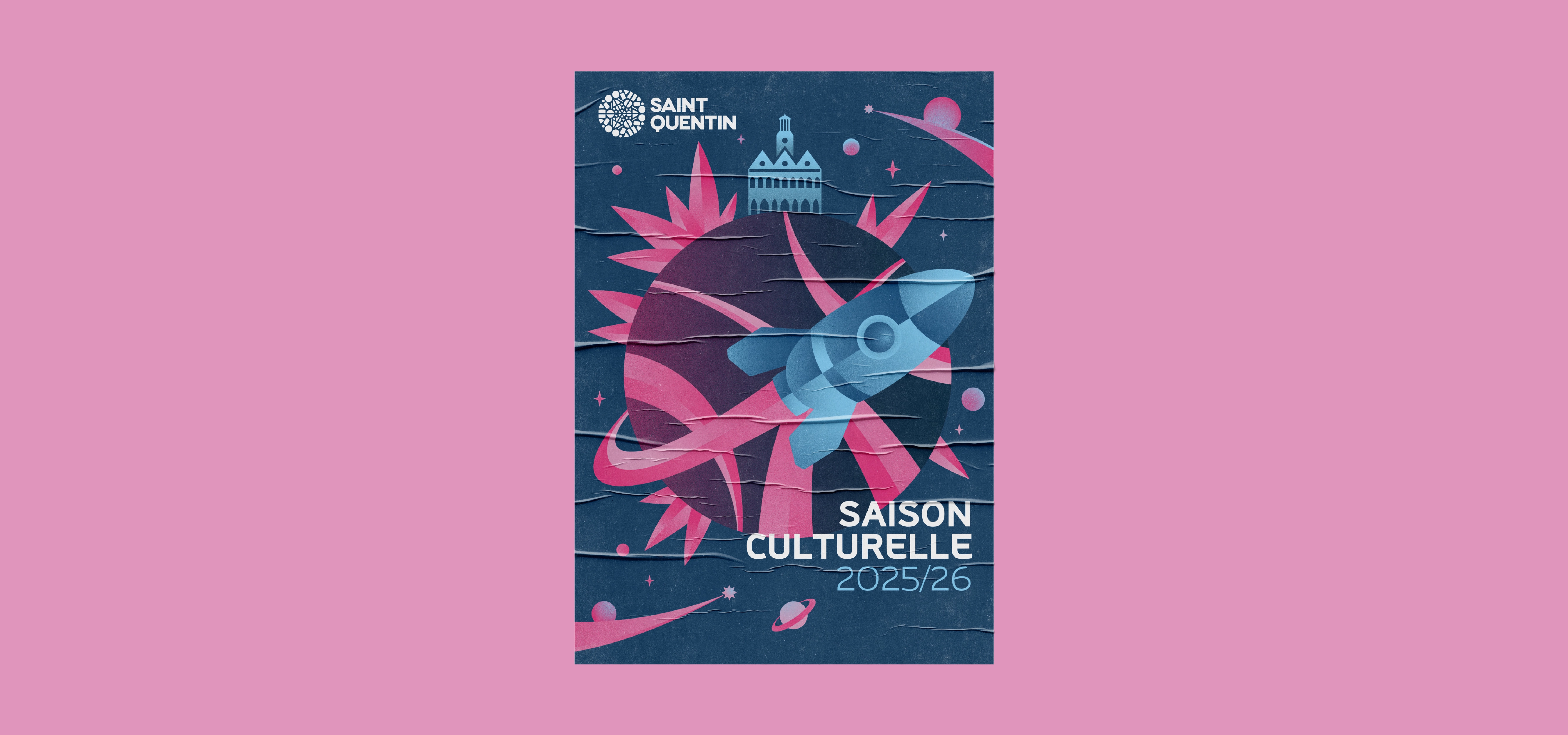 Affiche saison culturelle de St Quentin
